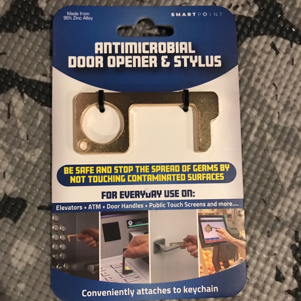 Antimicrobial door opener